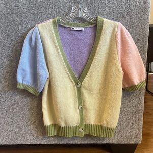 Colorful Women's Cardigan Sweater